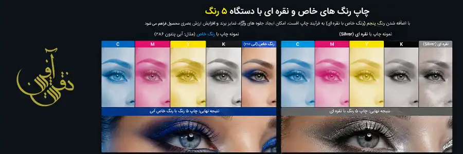 تفاوت دستگاه ۵ رنگ با دستگاه چاپ افست ۴ رنگ