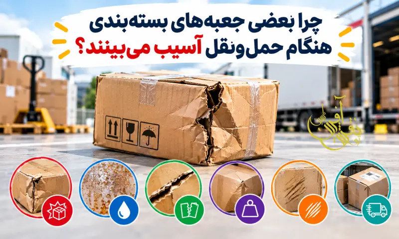 جلوگیری از آسیب دیدن جعبه بسته بندی و جعبه مقوایی